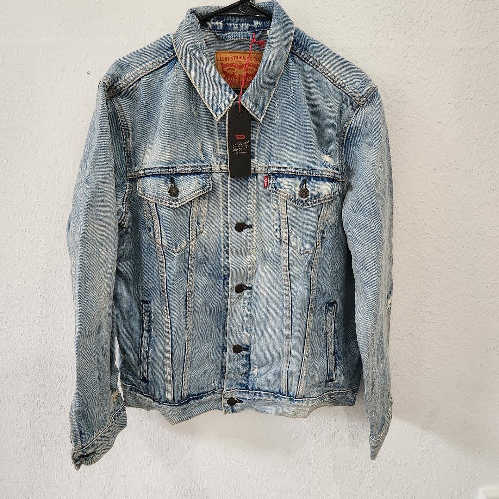 Levis Strauss Men's Trucker Denim Jean Jacket Size Large